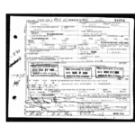 Document, death certificate