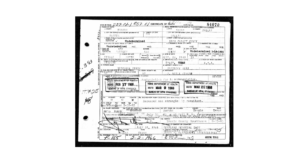 Document, death certificate