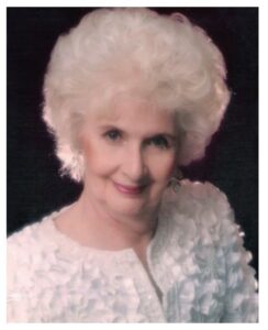 woman with white hair