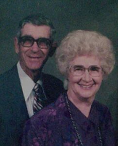 man and woman in a portrait
