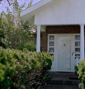 front door to a house
