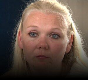 Woman with blond hair