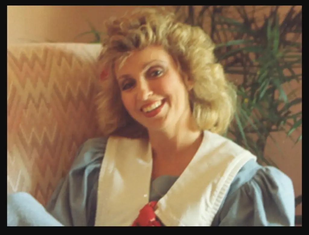 woman's headshot from 1980s